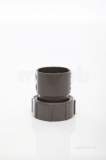 Polypipe 32mm Threaded Coupling Abs Ws31-w
