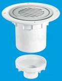 McAlpine TSG2SSSLNSC seal shower gully grate 75mm Stainless Steel