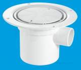 Mcalpine Tsg3wh Seal Shower Gully Grate 50mm White