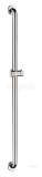 Delabie Straight Bar 25 Plus Sliding Block H1150 Polished St Steel