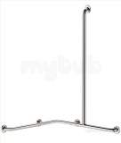 Delabie Handrail And Grab Bar For Shower Seat (right) 32 St Steel