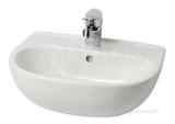 CLOAKROOM BASIN 457X358 TWO TAP HOLES WH 56.0052