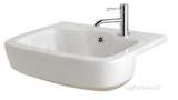 Minima S/r Reduced Depth Basin One Tap Hole Wh