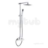 Winterbourne Thermostatic Shower Pole Ch