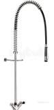 Delabie Pre-rinse Set Black Hose Single Hole Mix Vlv Head No Bib Tap