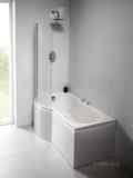 Arc Showerscr 6mm Easyclean Slv 58.713