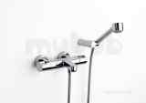 Moai-t Wall Mount Bath/shower Mixer Chr