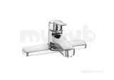 Victoria Deck Mounted Bath Filler Chrome