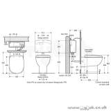 Armitage Shanks Junior Profile S3455 Btw Pan White S345501