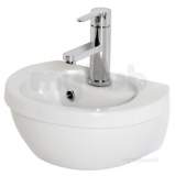 LISBON CLOAKROOM BASIN 350 X 280 WH