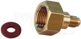 Related item Bullfinch Lgl Cylinder Adaptor (bsp) 1/4 X 5/8 Inch