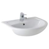 Colorado Semi Recessed Basin One Tap Hole White 64.0026