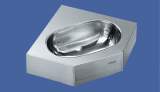 WT310ES CORNER WASH BASIN ONE TAP HOLE SS