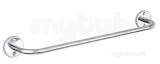 Delabie Single Towel Rail 14 L480 Polished Stainless Steel