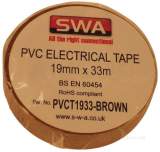 Specialised Wiring Accesories Pvc Tape 19mm X 33mm Brown