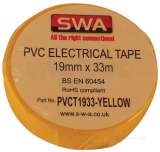 Specialised Wiring Accesories Pvc Tape 19mm X 33mm Yellow