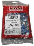 Specialised Wiring Accesories Piggy Back Terminal 6.3 Blue (pack Of 100)