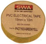 Specialised Wiring Accesories Pvc Tape 19mm X 33mm Green/yellow