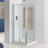 Cotswold Vulcan 760mm Bi-fold 5mm Silver 69.0056