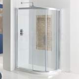 Corniche Easy Clean Offset Quad 900x800 Silver 69.0063