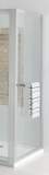 Corniche Easy Clean 800 Side Panel With Towel Rail Silver 69.0103
