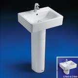 IDEAL STANDARD CUBE E784201 550MM ONE TAP HOLE BASIN WHITE