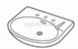 Armitage Shanks Portman S2264 600mm 3th Basin And O/f Ex Chn Wh S226401