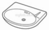 Armitage Shanks Portman S2233 500mm No Tap Holes Basin And O/f And Chn Wh S223301