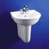 IDEAL STANDARD ALTO E7445 500MM ONE TAP HOLE BASIN WHITE