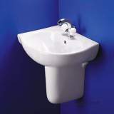 Ideal Standard Space E7132 One Tap Hole Right Hand O/set Corner Basin Wh