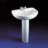 Ideal Standard Studio 500mm Two Tap Holes Basin White
