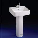 Ideal Standard White Cube E1224 500 X 460mm No Tap Holes Basin Wh
