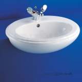 Related item Armitage Shanks Accolade S2418 560mm Two Tap Holes Semi-countertop Basin Wh