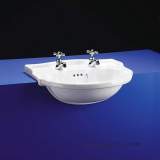 Armitage Shanks Lichfield S2466 Two Tap Holes S/c Washbasin Wh
