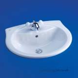 Ideal Standard Alto R4108 560mm One Tap Hole Vanity Basin White