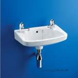 Related item Ideal Standard Baronet E1530 450mm Two Tap Holes Basin White Obsolete