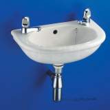 Armitage Shanks Sandringham-dorex S2707 450mm Two Tap Holes Basin Wh