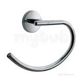 Roper Rhodes Lincoln 73022 Towel Ring Chrome