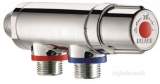 Delabie Premix Compact Thermostatic Mixer M1/2 Inch Chromed Body