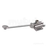 Delabie Mixfoot Floor Mounted Pedal Operated Mixer Mm1/2 Inch Stud Nut