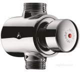Delabie Tempostop Exp Shower M1/2 Inch M3/4 Inch 30sec Inlet Comp Fittings