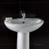 Loire 450 Basin One Tap Hole White 75.0005