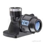 1/2 Inch Plasson H/gauge W/plate Elbow 7606