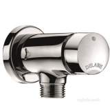 Delabie TEMPOSOFT 2 wall mounted urinal valve M1/2 inch angled 3sec