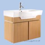 TWYFORD ENCORE 800 FURN BASIN ONE TAP HOLE WHITE ER4511WH