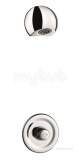 Delabie Tempomix Recessed Shower Mixer Kit M1/2 Inch Plate 195 Plus Round