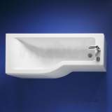 Ideal Standard Concept E730801 Bath 1700 X 700 Iws Two Tap Holes Wh