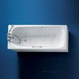 Armitage Shanks Nisa S1863 1700mm Two Tap Holes Steel Tg Bath Wh