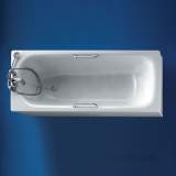 ARMITAGE SHANKS Sandringham ORIMA S1714 1700 NO TAP HOLES STEEL BATH WH