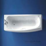 Ideal Standard Studio 1700 X 700 No Tap Holes Right Hand Shower Bath White